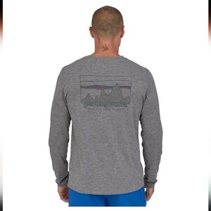Patagonia Capilene Cool Daily Graphic Long-Sleeve Shirt - Sz M